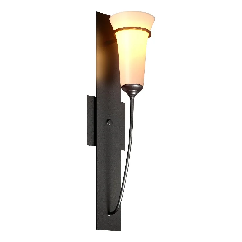 Dimmable Industrial Lighting for Ambiance ControlBanded One Light Wall Sconce