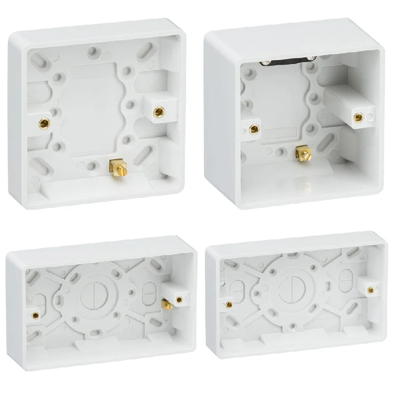 Track lighting for outdoor gardensKnightsbridge Curved Edge Pattress Box with Earth Terminal Track lighting for outdoor gardensKnightsbridge Curved Edge Pattress Box with Earth Terminal