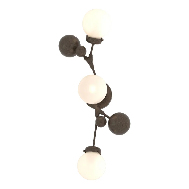 Industrial Exit Sign Lighting for Quick EvacuationSprig Three Light Wall Sconce