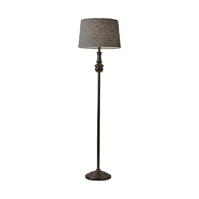 Track lighting with clear glass shadesCharles Floor Lamp