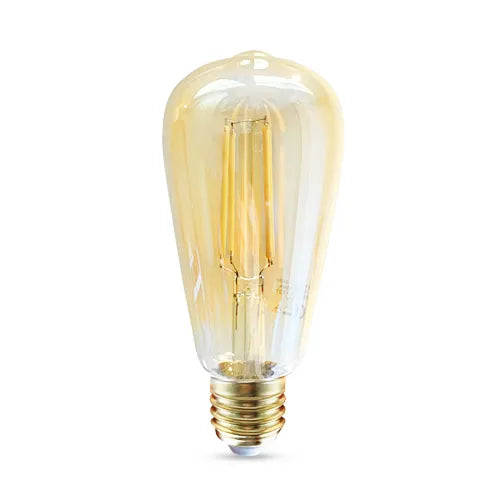 Track lighting for outdoor gardensE27 LED Lamp filament Edison 6W 2200K dimbaar