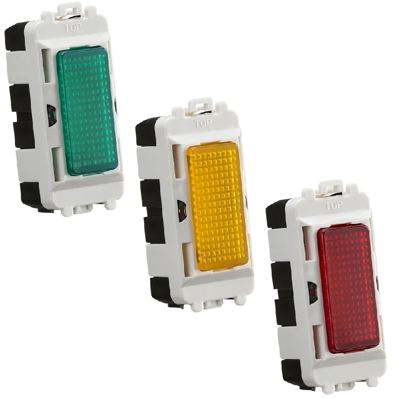Track lighting with multiple heads for flexibilityKnightsbridge Red, Orange & Green Indicator Module Track lighting with multiple heads for flexibilityKnightsbridge Red, Orange & Green Indicator Module