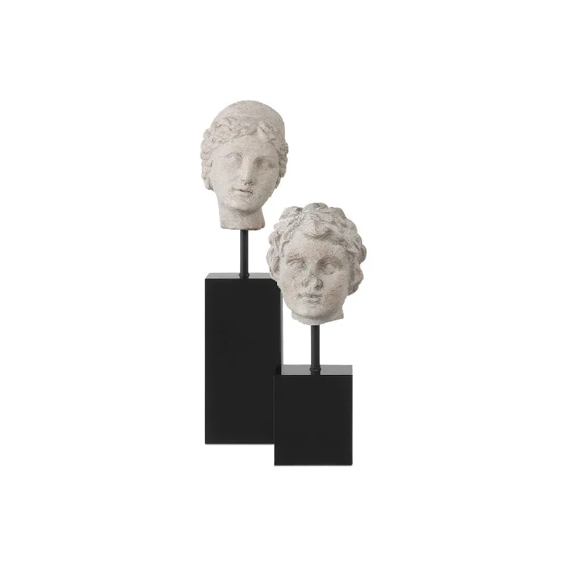 Track lighting with a minimalist track designVenus Head on Stand Set of 2