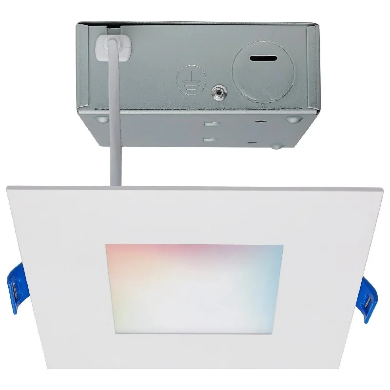 Track lighting with adjustable armsStarfish WiFi - 9 Watt Square - LED Direct Wire - Low Profile Downlight Track lighting with adjustable armsStarfish WiFi - 9 Watt Square - LED Direct Wire - Low Profile Downlight