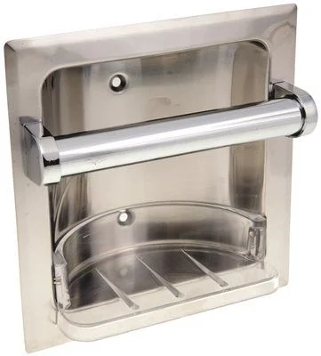 Energy - efficient track lighting fixturesProplus Recessed Soap Dish With Grab Bar' Chrome Finish Energy - efficient track lighting fixturesProplus Recessed Soap Dish With Grab Bar' Chrome Finish