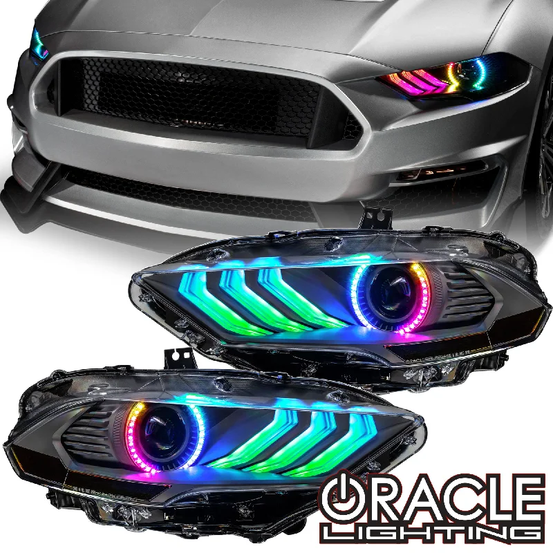High - lumen track lighting for bright spacesORACLE Lighting 2018-2023 Ford Mustang "Black Series" Dynamic ColorSHIFT LED Headlights w/ Sequential Turn Signal High - lumen track lighting for bright spacesORACLE Lighting 2018-2023 Ford Mustang "Black Series" Dynamic ColorSHIFT LED Headlights w/ Sequential Turn Signal