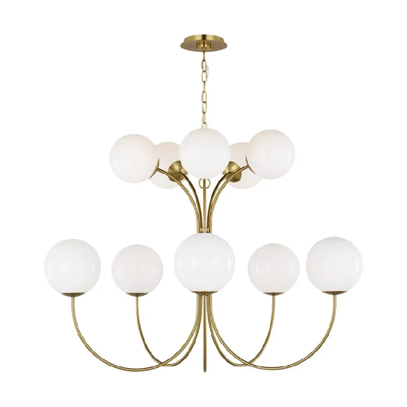 Track lighting for adding a touch of eleganceNoemie 2-Tier Chandelier