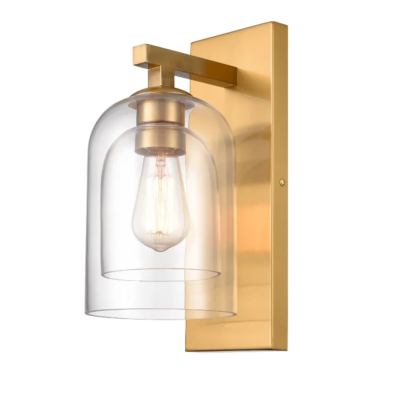 Industrial Lighting for Food Processing FactoriesModern Brass Wall Sconces Double Glass Shade Wall Light Industrial Lighting for Food Processing FactoriesModern Brass Wall Sconces Double Glass Shade Wall Light