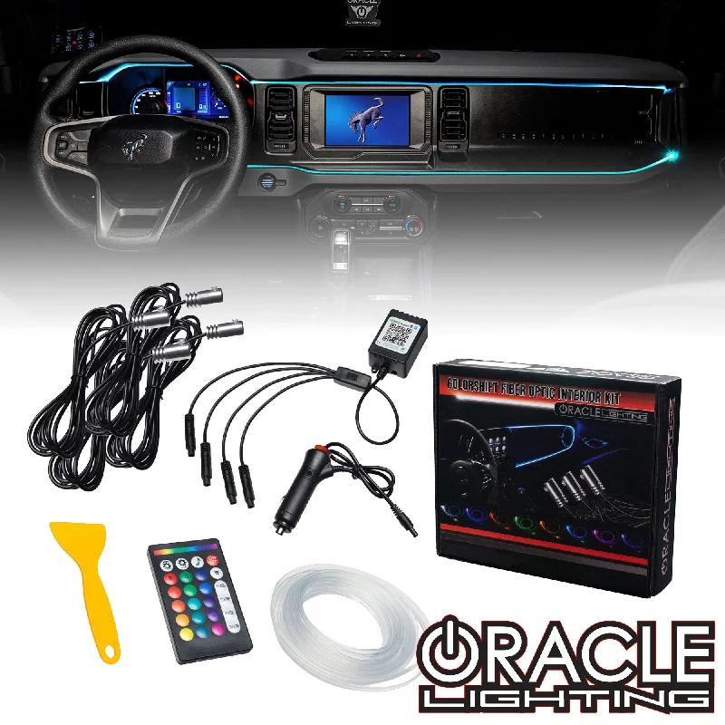 Track lighting with a sleek profileORACLE Lighting Ford Bronco ColorSHIFT Fiber Optic LED Interior Dash Board Kit Track lighting with a sleek profileORACLE Lighting Ford Bronco ColorSHIFT Fiber Optic LED Interior Dash Board Kit