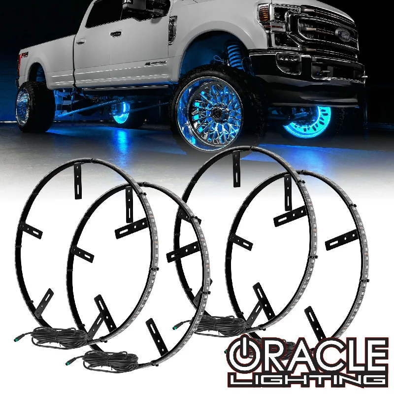 Track lighting with a long - lasting lifespanORACLE Lighting LED Illuminated Wheel Rings - Single / Double Row LED Track lighting with a long - lasting lifespanORACLE Lighting LED Illuminated Wheel Rings - Single / Double Row LED