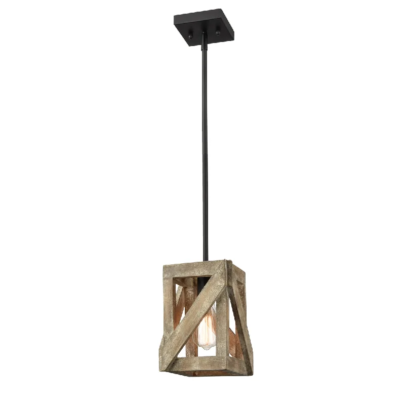 Low - Bay Industrial Lighting Fixtures for Small FactoriesFarmhouse Pendant Light Fixtures Rustic Wood Chandelier for Kitchen Island Dining Room