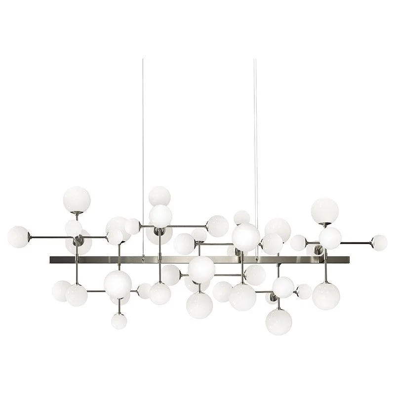 Track lighting with adjustable armsNebula LED Bar Pendant (with 20' Cords)