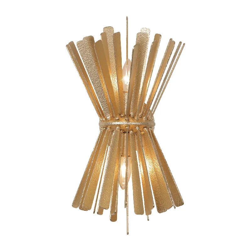 High - Bay LED Industrial Lighting for WarehousesConfluence Wall Sconce Gold Finish High - Bay LED Industrial Lighting for WarehousesConfluence Wall Sconce Gold Finish