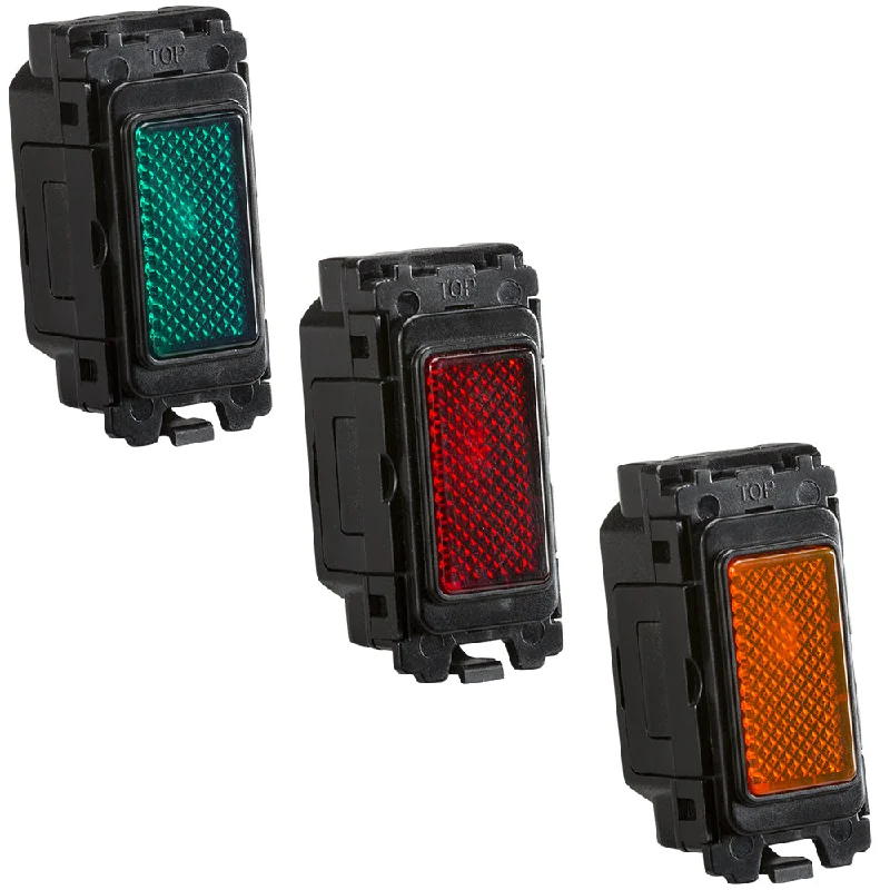 Track lighting for illuminating dining tablesKnightsbridge Grid Indicator Module Red, Green & Orange Track lighting for illuminating dining tablesKnightsbridge Grid Indicator Module Red, Green & Orange