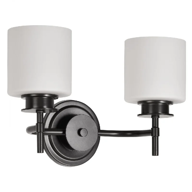 Shock - Resistant Industrial Lighting for Vibrating Machinery AreasWarren Bathroom Vanity Light, Gun Metal Finish