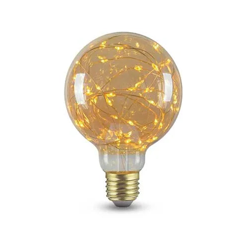 White track lighting for a clean lookE27 LED Lamp filament G95 koperdraad 1.5W 2100K amber White track lighting for a clean lookE27 LED Lamp filament G95 koperdraad 1.5W 2100K amber