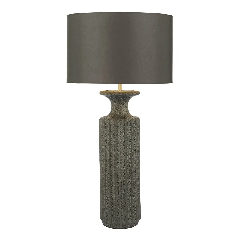 Track lighting for highlighting bookcasesDugan Table Lamp Black Volcanic Glaze With Shade E27 Track lighting for highlighting bookcasesDugan Table Lamp Black Volcanic Glaze With Shade E27