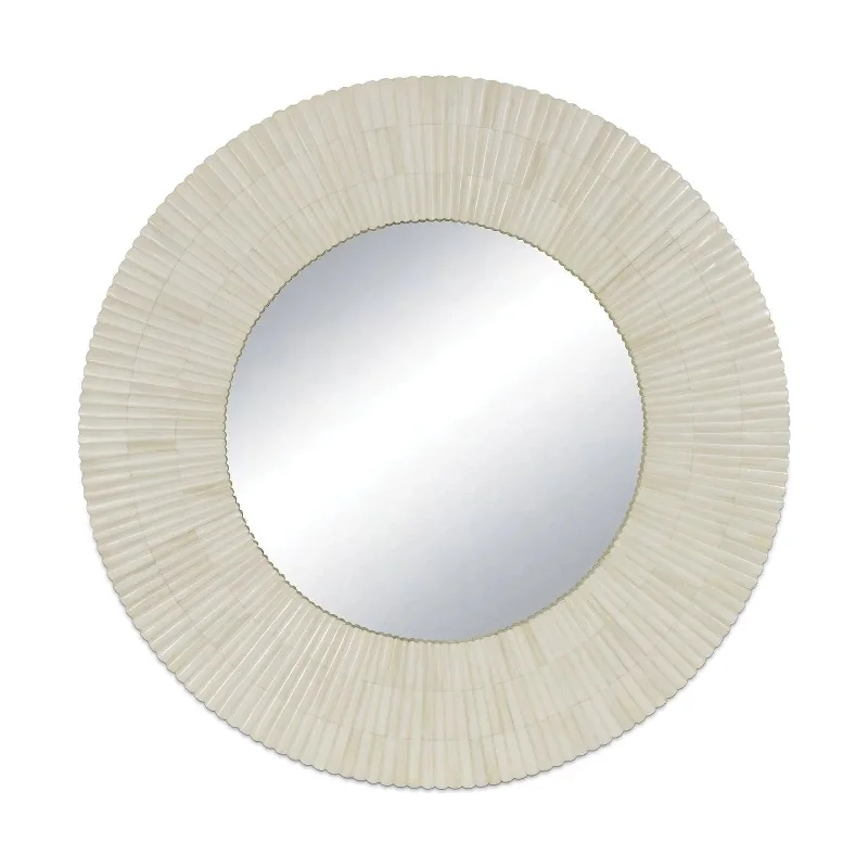 Track lighting with a sleek profileMirabelle Bone Mirror