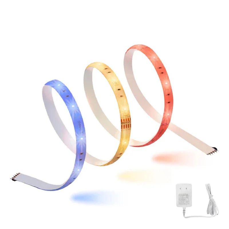 Industrial Exit Sign Lighting for Quick EvacuationSylvania 6.5ft Smart LED light Strip Starter Kit, RGB+Tunable White 2700K to 6500K