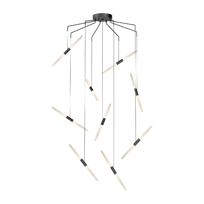 Track lighting with multiple heads for flexibilityBallet 9-Light Spreader LED Pendant (with 20' Cords) Track lighting with multiple heads for flexibilityBallet 9-Light Spreader LED Pendant (with 20' Cords)