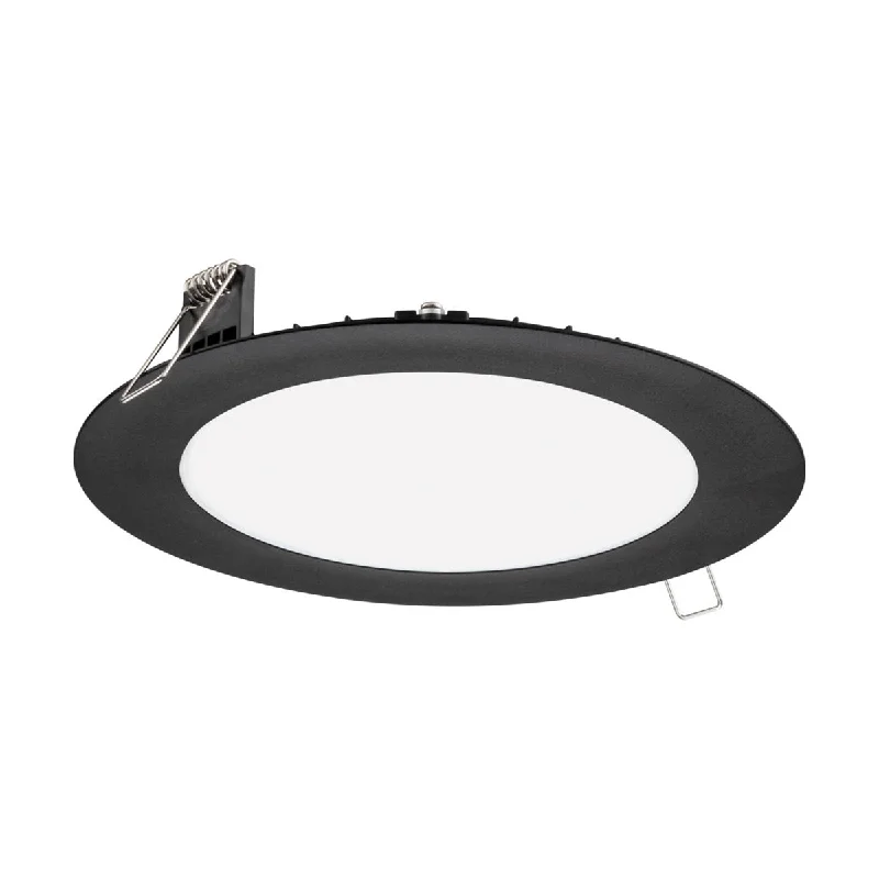 Industrial Lighting for Electronics Manufacturing6" Wafer Ultra-Thin LED Recessed Light, 13 Watts, 1000 Lumens, Selectable CCT, Black Finish Industrial Lighting for Electronics Manufacturing6" Wafer Ultra-Thin LED Recessed Light, 13 Watts, 1000 Lumens, Selectable CCT, Black Finish