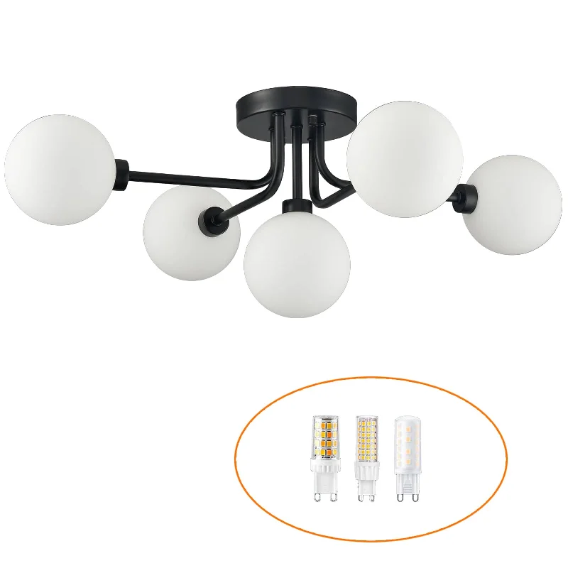 Industrial Flood Lighting for Outdoor Loading DocksIndustrial Semi Flush Mount Ceiling Light Glass Globes Black Industrial Flood Lighting for Outdoor Loading DocksIndustrial Semi Flush Mount Ceiling Light Glass Globes Black