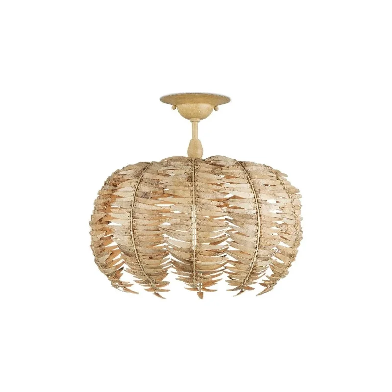Track lighting with a brushed nickel finishTiptur LED Semi-Flush Mount