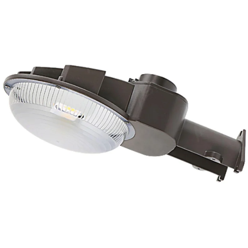 Industrial Lighting for Textile MillsLED Dusk to Dawn Security Light, 45 Watts, 6200 Lumens, 5000K, Wall Mount, 120-277V