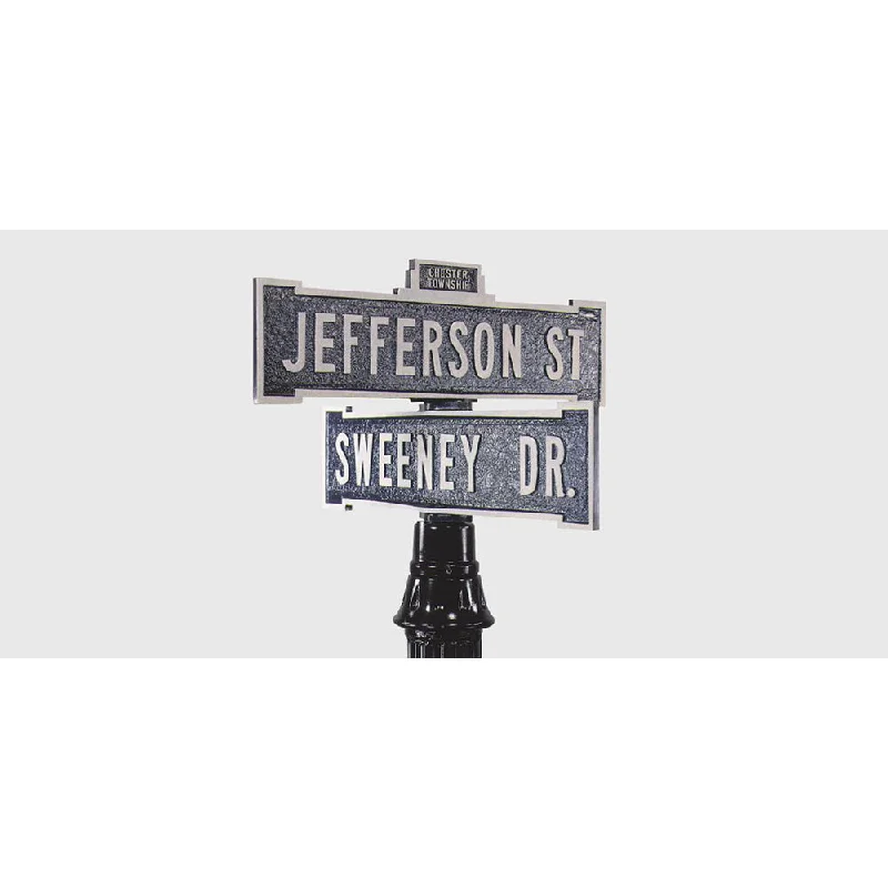 Track lighting for creating a moody atmosphereSternberg Lighting Admiral Street Sign