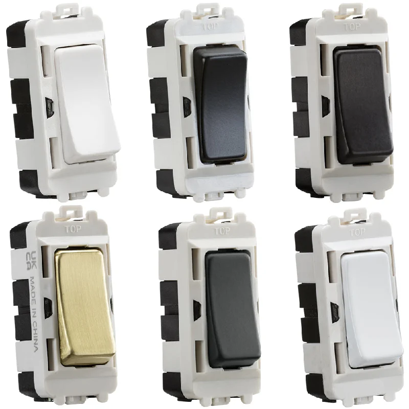 Track lighting with clear glass shadesKnightsbridge 20AX Double Pole Grid Module Switches Track lighting with clear glass shadesKnightsbridge 20AX Double Pole Grid Module Switches
