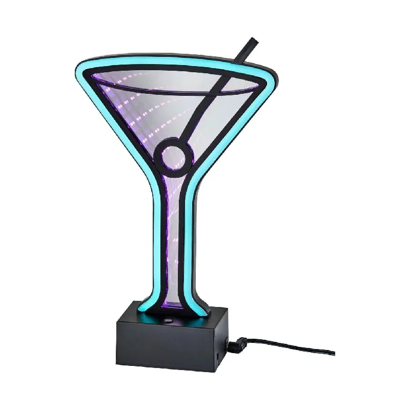 Track lighting with a chunky, bold designInfinity Neon Martini Glass