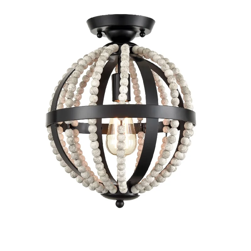 Industrial Lighting for Furniture FactoriesVintage Globe Boho Wood Beaded Ceiling Light Industrial Lighting for Furniture FactoriesVintage Globe Boho Wood Beaded Ceiling Light