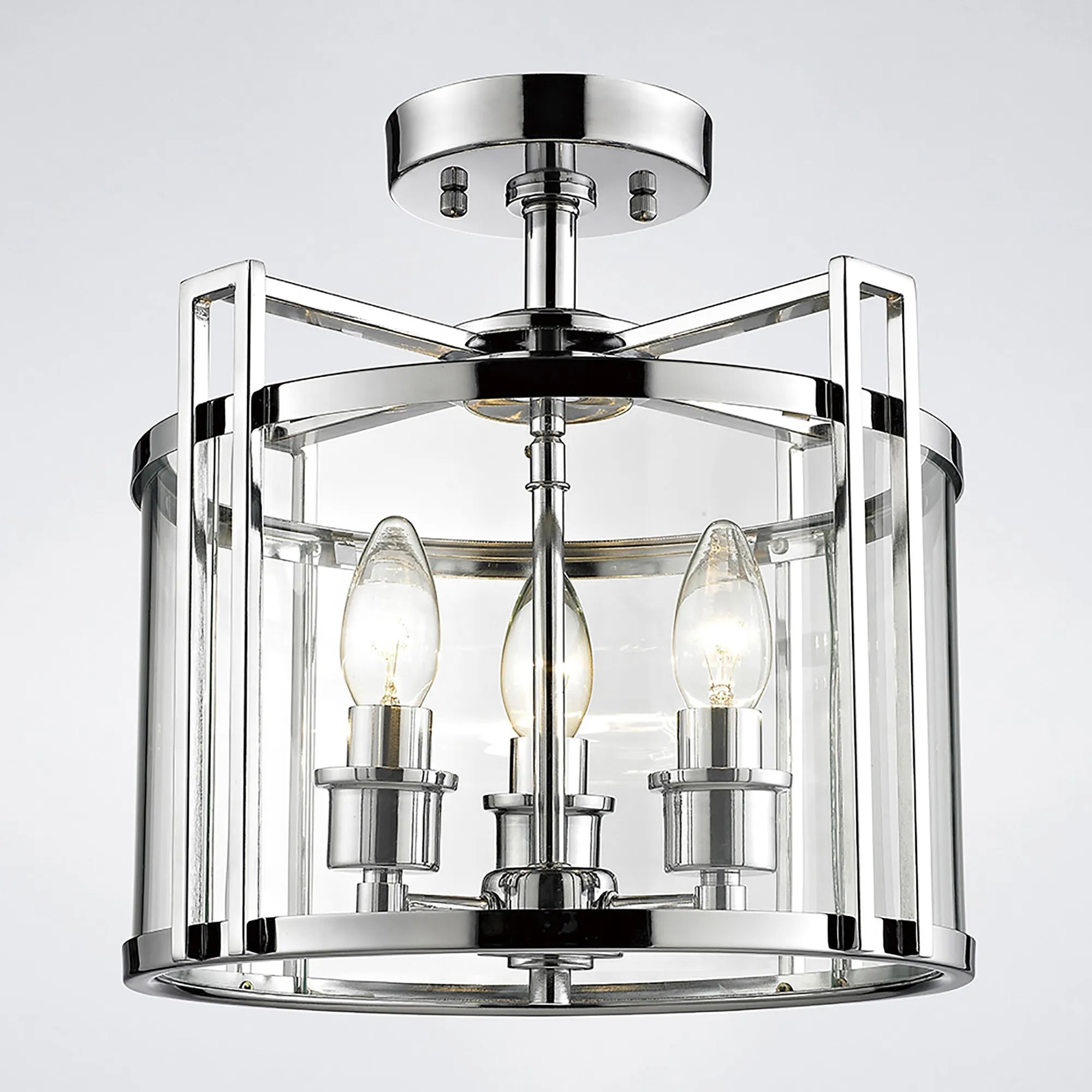 Track lighting for adding a touch of eleganceEaton Semi Flush 3/4 Light- Polished Chrome & Antique Brass Track lighting for adding a touch of eleganceEaton Semi Flush 3/4 Light- Polished Chrome & Antique Brass