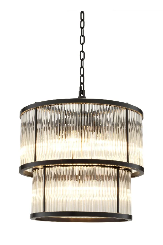 Ceiling - Mounted Chandeliers for Standard CeilingsCeiling - Mounted Chandeliers for Standard Ceilings2 Tier Glass Chandelier | Eichholtz Pasadena