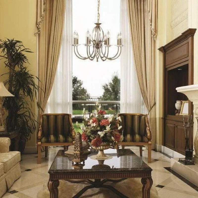 Rustic Wood Chandeliers for Country - Style HousesRustic Wood Chandeliers for Country - Style HousesAegean 3Lt/5Lt/8Lt Chandelier E14 in Aged Brass, Polished Brass, Polished Nickel