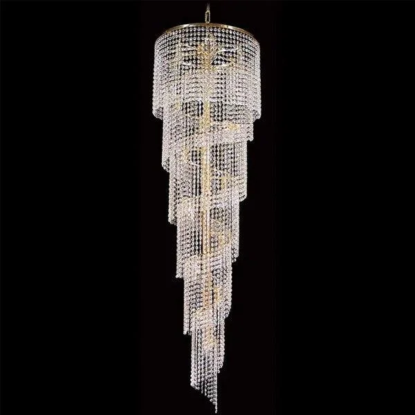 LED Chandeliers for Energy - Efficient LightingLED Chandeliers for Energy - Efficient LightingAsfour Crystal 17Lt Chandelier in Chrome or Gold