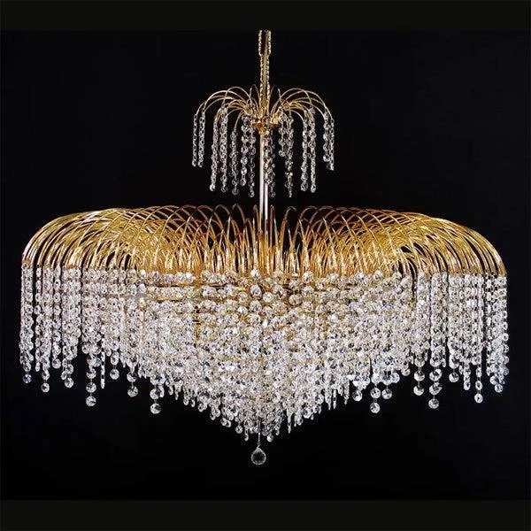 Chandeliers for Low Ceilings to Avoid OvercrowdingChandeliers for Low Ceilings to Avoid OvercrowdingAsfour Crystal 2 Chandelier in Chrome or Gold