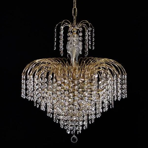 Mid - Century Modern Chandeliers for Vintage AppealMid - Century Modern Chandeliers for Vintage AppealAsfour Crystal 7Lt Chandelier in Chrome or Gold