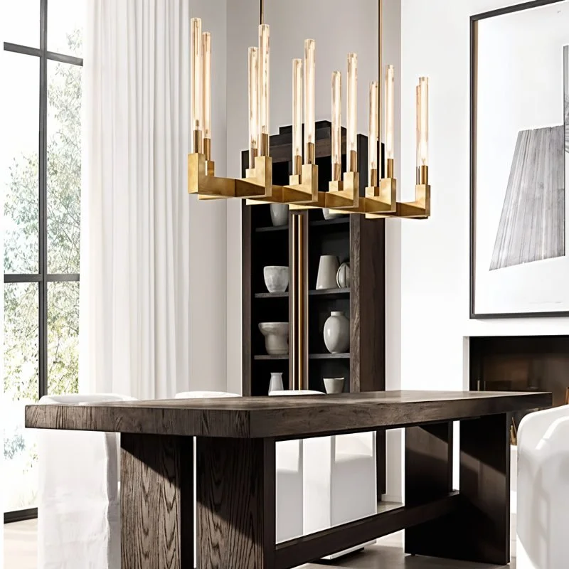 Chandeliers with Adjustable Arms for Directional LightingChandeliers with Adjustable Arms for Directional LightingBirta Linear Chandelier