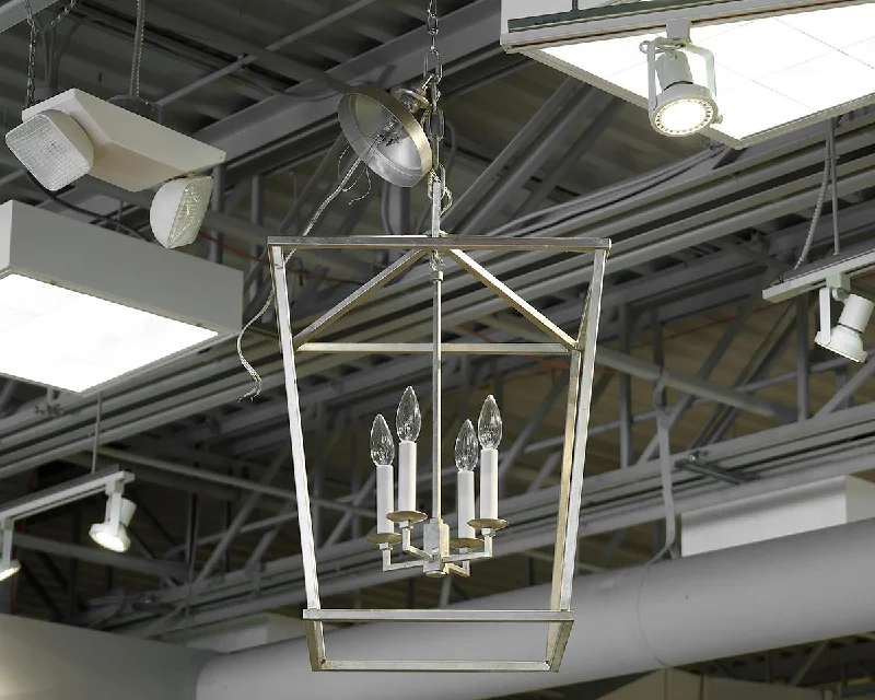 Minimalist Chandeliers for Sleek and Simple InteriorsMinimalist Chandeliers for Sleek and Simple InteriorsBrushed Silver Finish 4 Candle Light Chandelier