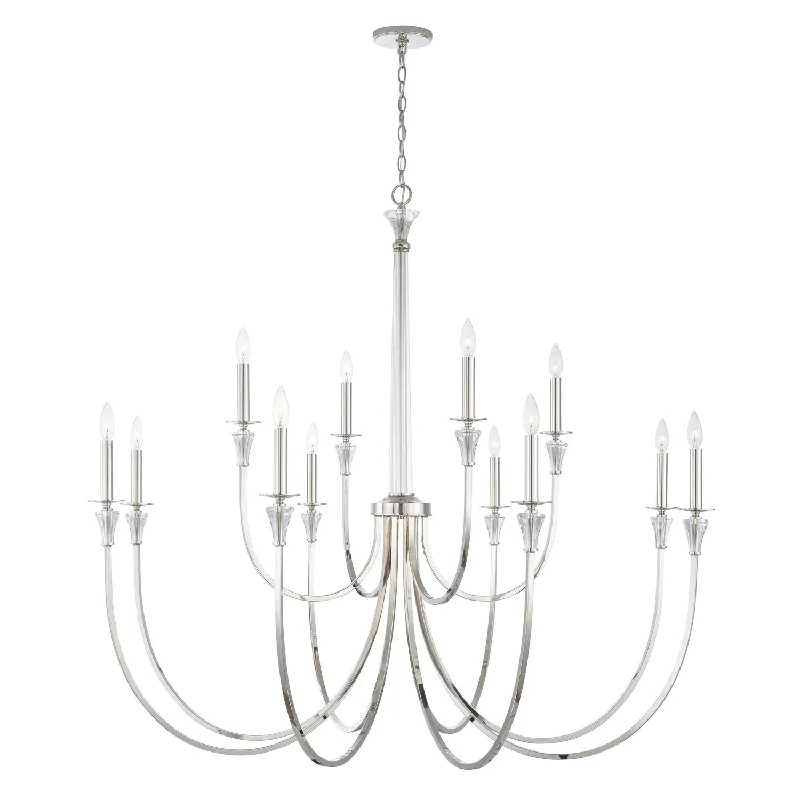 Chandeliers with Pendant Lights for a Stylish LookChandeliers with Pendant Lights for a Stylish LookCapital Laurent 441801PN Chandelier Light - Polished Nickel