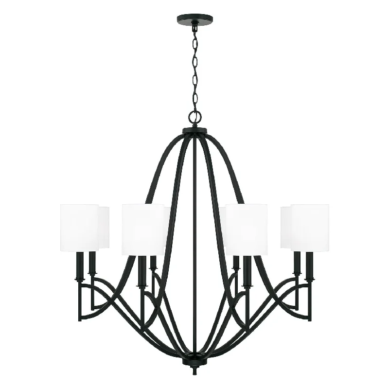 Bohemian - Style Beaded Chandeliers for Eclectic DecorBohemian - Style Beaded Chandeliers for Eclectic DecorCapital Sylvia 442381MB-701 Chandelier Light - Matte Black