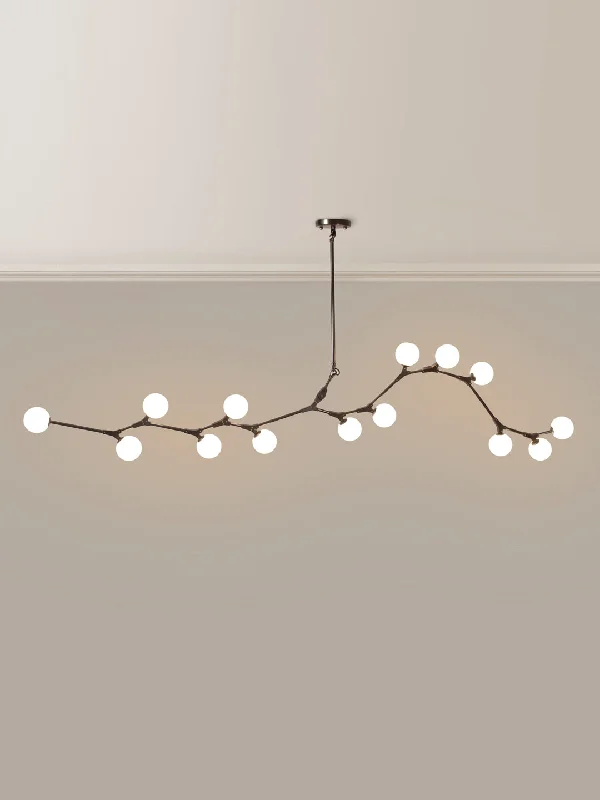 Chandeliers with Metal Frames in Silver FinishChandeliers with Metal Frames in Silver FinishCherry Bomb 14-Light Chandelier