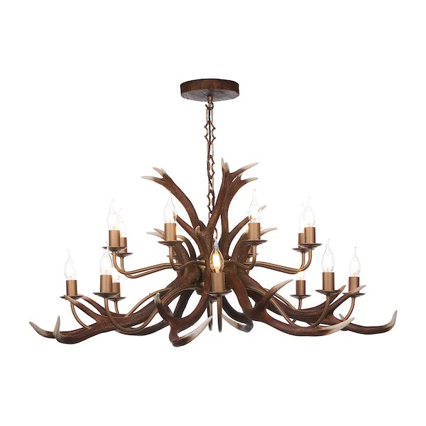 Minimalist Chandeliers for Sleek and Simple InteriorsMinimalist Chandeliers for Sleek and Simple InteriorsDavid Hunt Antler 16 Light Pendant, Highland Rustic