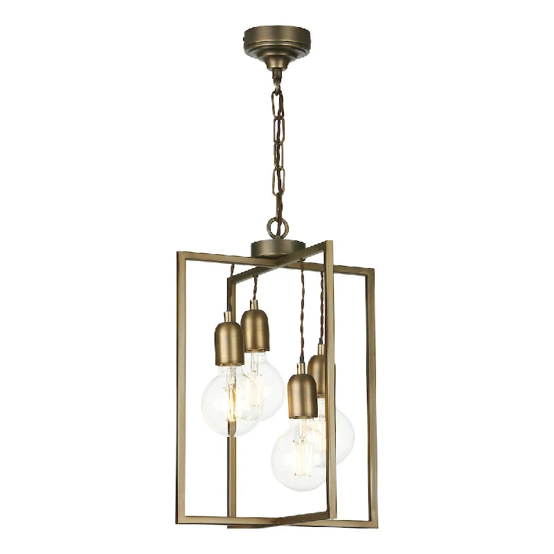 LED Chandeliers for Energy - Efficient LightingLED Chandeliers for Energy - Efficient LightingDavid Hunt Chiswick 4 Light Chandelier Pendant in Antique Brass