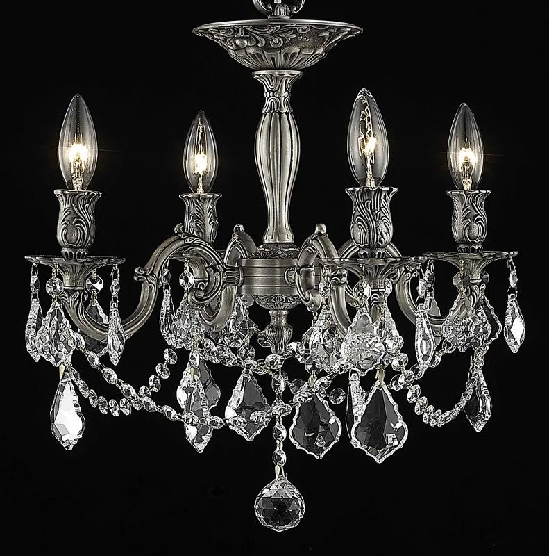 Chandeliers with Metal Frames in Silver FinishChandeliers with Metal Frames in Silver FinishRosalia Flush Mount Chandeliers with Metal Frames in Silver FinishChandeliers with Metal Frames in Silver FinishRosalia Flush Mount