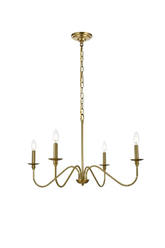 Chandeliers with Clear Crystal for a Sparkling EffectChandeliers with Clear Crystal for a Sparkling EffectRohan Four Light Chandelier