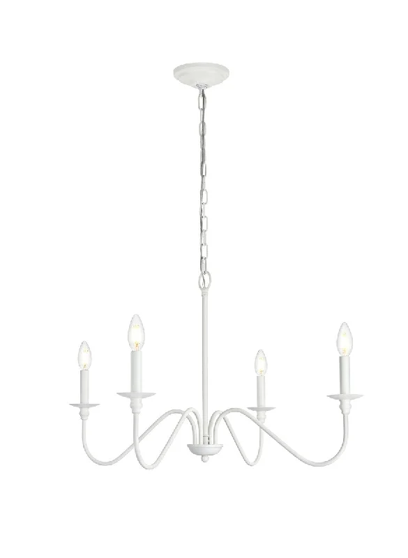 Chandeliers with Metal Frames in Gold FinishChandeliers with Metal Frames in Gold FinishRohan Four Light Chandelier