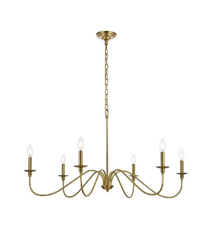 Chandeliers with Frosted Glass for a Softer Light DiffusionChandeliers with Frosted Glass for a Softer Light DiffusionRohan Six Light Chandelier