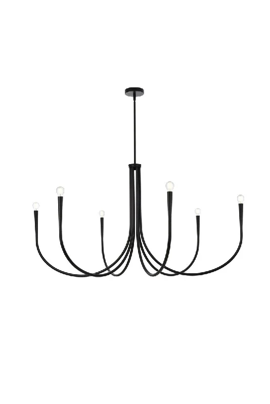 Chandeliers with Metal Frames in Black FinishChandeliers with Metal Frames in Black FinishLayne Six Light Chandelier Chandeliers with Metal Frames in Black FinishChandeliers with Metal Frames in Black FinishLayne Six Light Chandelier